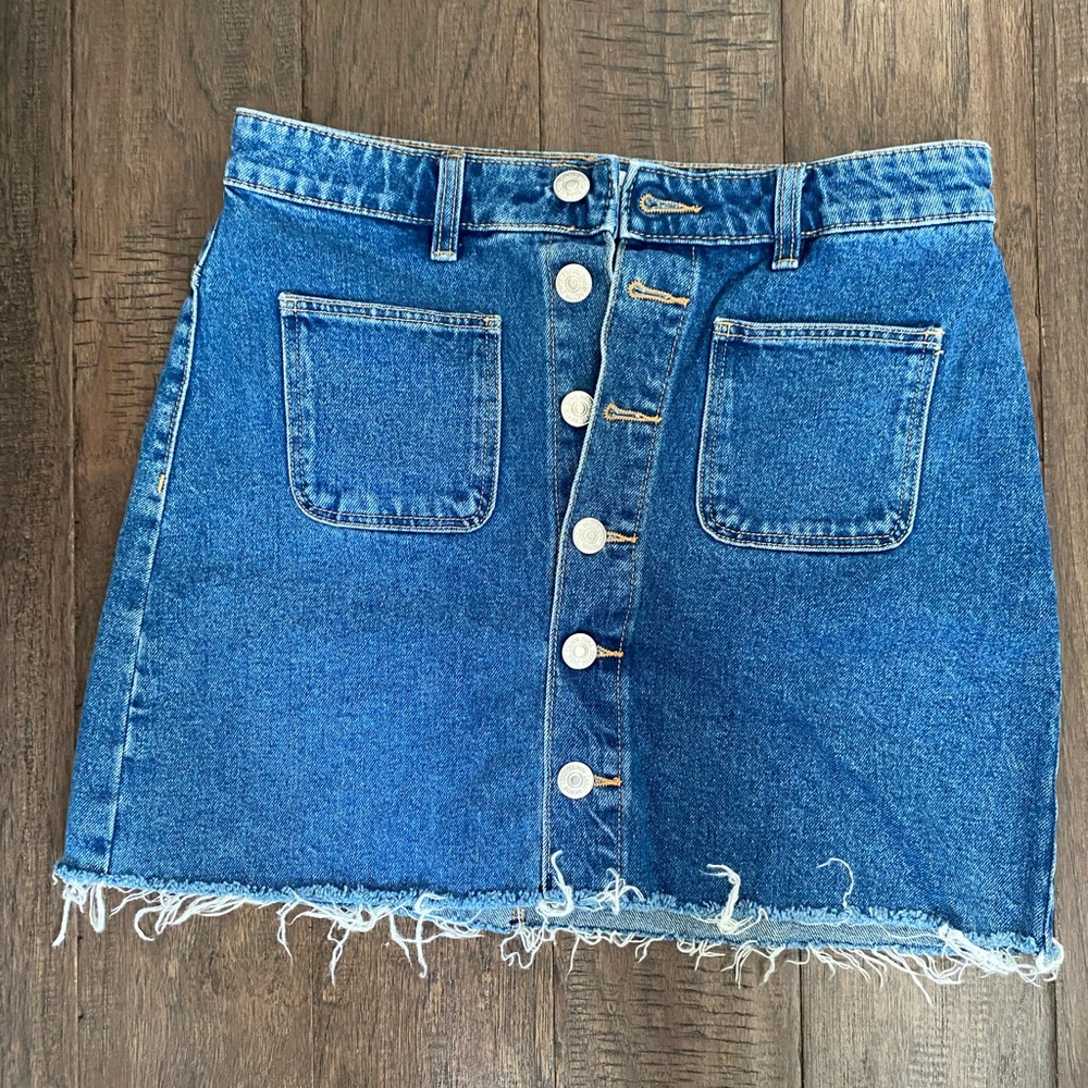 Zara denim skirt